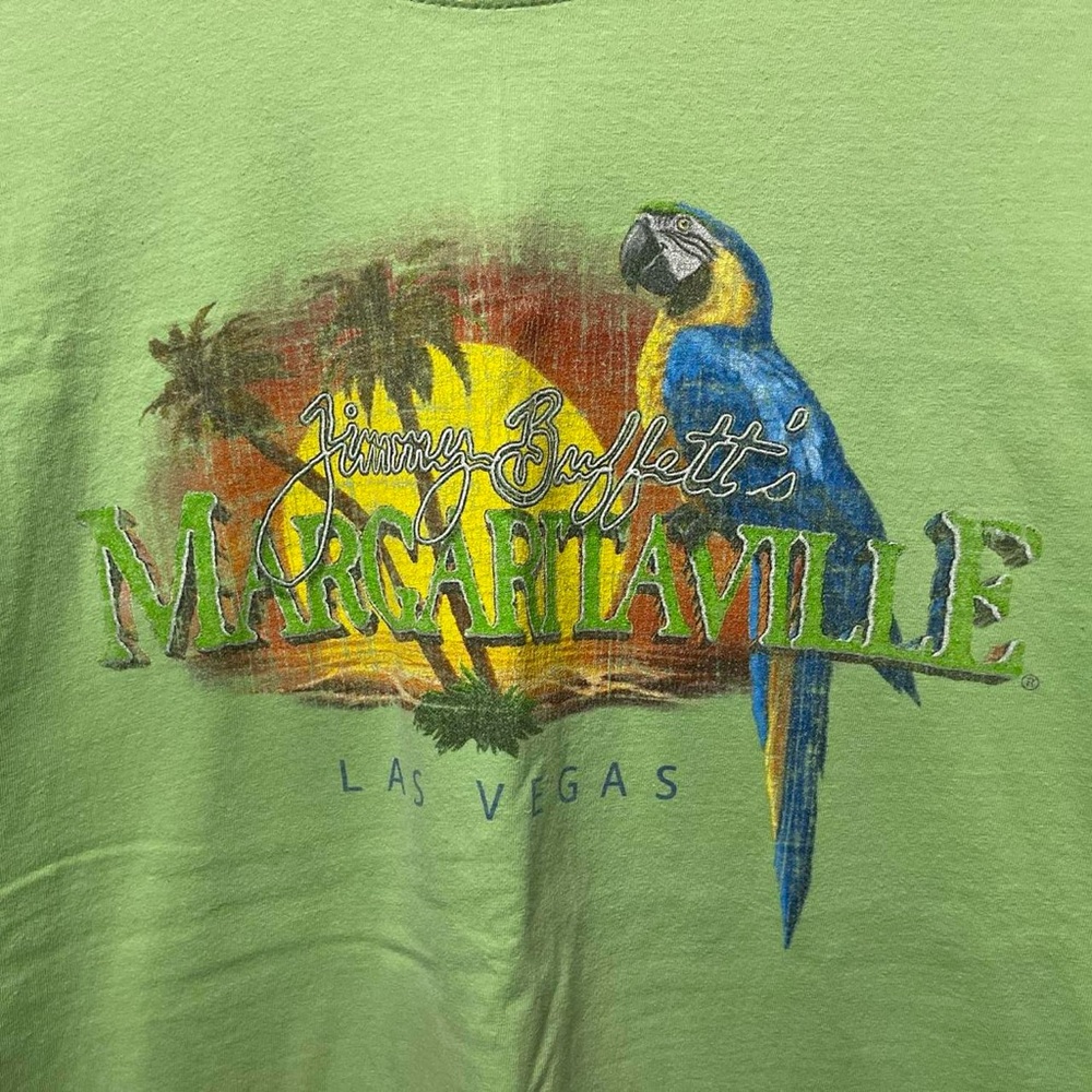 Jimmy Buffet Margaritaville Las Vegas bird island sunset graphic crewneck shirt - Picture 2 of 5